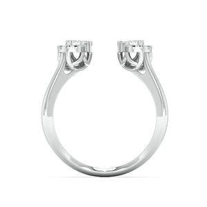 Designer Platinum Baguette Diamond Ring for Women JL PT 1007