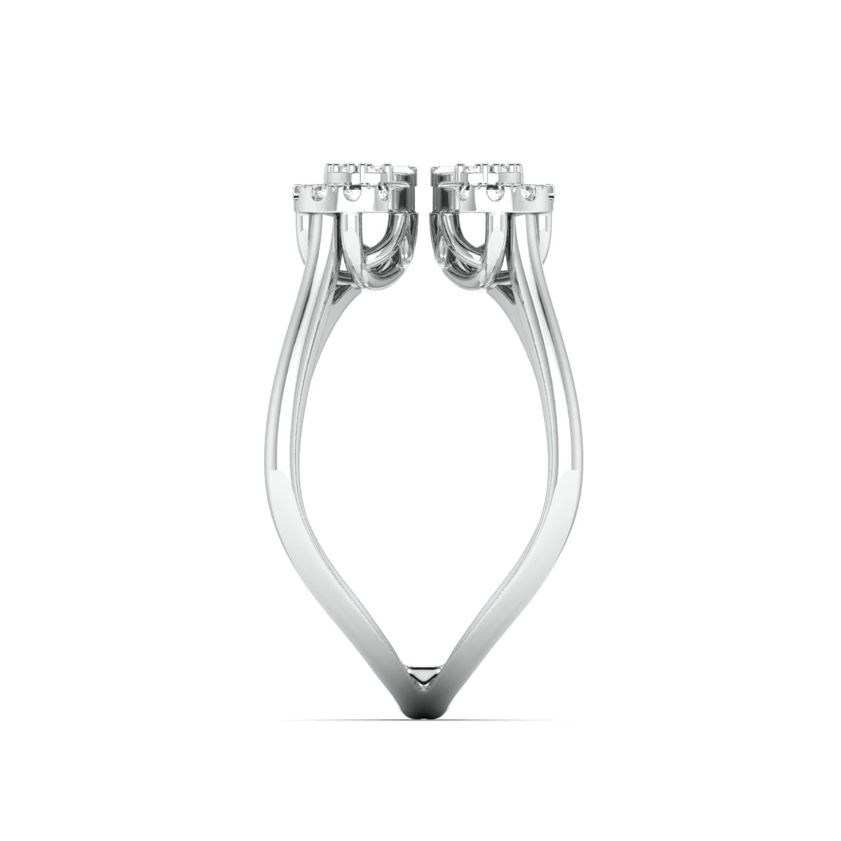 Designer Platinum Baguette Diamond Ring for Women JL PT 1007