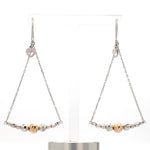 Load image into Gallery viewer, Japanese Platinum Earrings with Rose Gold for Women JL PT E 279   Jewelove.US
