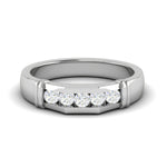 Load image into Gallery viewer, Platinum Ring with Diamonds for Women JL PT MB RD 103   Jewelove.US
