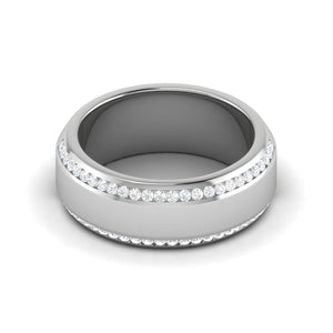 Platinum Ring with Diamonds for Women JL PT MB RD 120   Jewelove.US