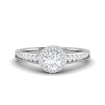 Load image into Gallery viewer, 0.50 cts Pointer Solitaire Platinum Diamond Ring JL PT RH RD 227   Jewelove.US
