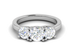 Load image into Gallery viewer, 1 Carat Solitaire Diamond Accents Platinum Ring JL PT R3 RD 135  Default-Title Jewelove.US
