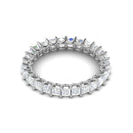 Load image into Gallery viewer, Princess Cut Diamond Platinum Eternity Wedding Band for Women JL PT ET AS 108   Jewelove

