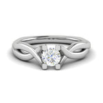 Load image into Gallery viewer, 0.30 cts Solitaire Platinum Ring JL PT RS RD 160   Jewelove.US
