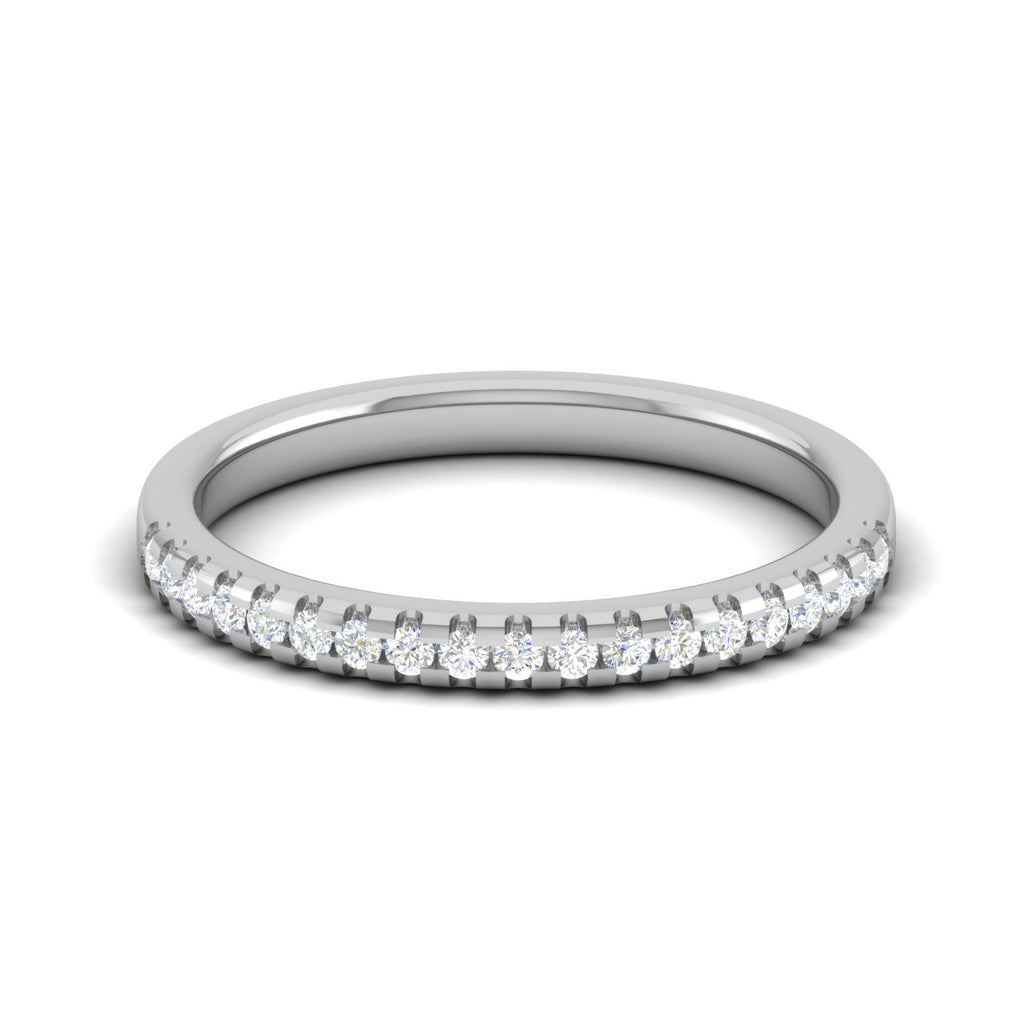 Half Eternity Diamond Platinum Ring for Women JL PT WB RD 149  VVS-GH Jewelove