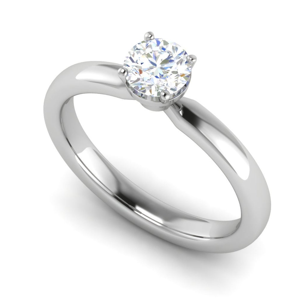 0.50 cts Solitaire Platinum Ring JL PT RS RD 111   Jewelove.US