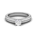 Load image into Gallery viewer, 0.30 cts Solitaire Diamond Split Shank Platinum Ring JL PT RP RD 147   Jewelove.US
