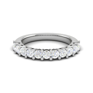 9 Pointer Platinum Diamond Ring for Women JL PT WB RD 110  VVS-GH Jewelove