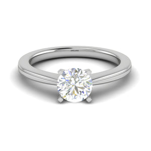 0.50 cts Solitaire Platinum Ring JL PT RS RD 152   Jewelove.US