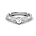 Load image into Gallery viewer, 0.30 cts Solitaire Platinum Ring JL PT RS RD 107   Jewelove.US
