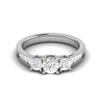 Load image into Gallery viewer, 0.50 cts Solitaire Platinum Shank Diamond Ring JL PT R3 RD 107   Jewelove.US

