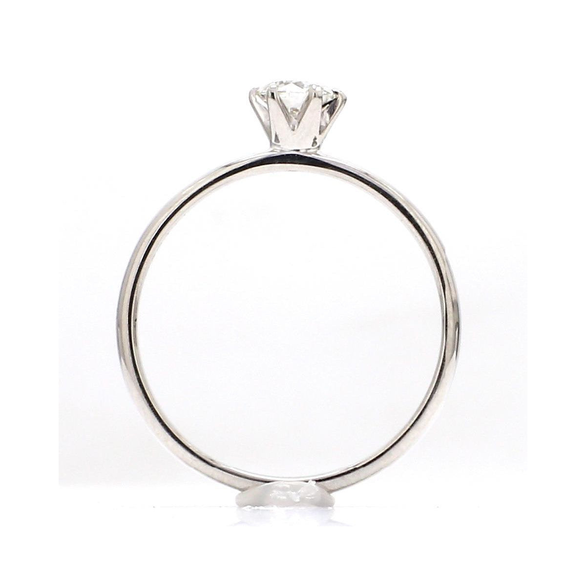 20 Pointer Classic 6 Prong Solitaire Ring made in Platinum SKU 0012-A   Jewelove.US