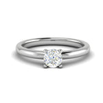Load image into Gallery viewer, 0.50 cts Solitaire Platinum Ring JL PT RS RD 108   Jewelove.US
