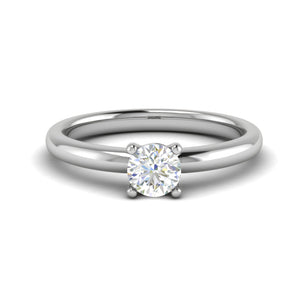 0.50 cts Solitaire Platinum Ring JL PT RS RD 108   Jewelove.US