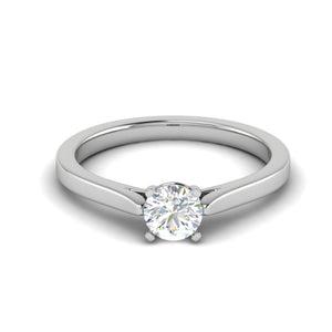 1 Carat Solitaire Platinum Ring JL PT RS RD 105   Jewelove.US