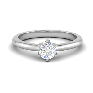 0.30 cts Solitaire Platinum Ring JL PT RS RD 154   Jewelove.US