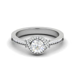 Load image into Gallery viewer, 0.30 cts Solitaire Diamond Shank Platinum Ring JL PT RP RD 171   Jewelove.US

