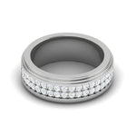 Load image into Gallery viewer, Platinum Ring with Diamonds for Women JL PT MB RD 109   Jewelove.US
