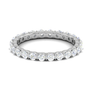 Platinum Ring With Diamonds for Women JL PT ET RD 114   Jewelove.US