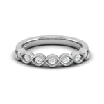 Load image into Gallery viewer, Half Eternity Diamond Platinum Ring for Women JL PT WB RD 153  VVS-GH Jewelove
