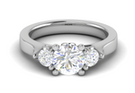 Load image into Gallery viewer, 1 Carat Solitaire Diamond Accents  Platinum Ring JL PT R3 RD 140  Default-Title Jewelove.US
