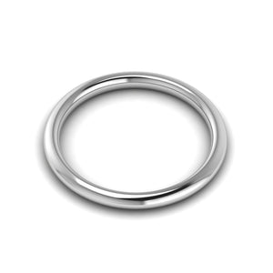 Plain Platinum Ring for Women JL PT WB 115   Jewelove.US