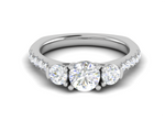 Load image into Gallery viewer, 1.00 cts Platinum Solitaire Diamond Shank Ring JL PT R3 RD 145  Default-Title Jewelove.US
