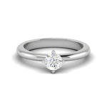 Load image into Gallery viewer, 0.30 cts Solitaire Platinum Ring JL PT RS RD 158   Jewelove.US
