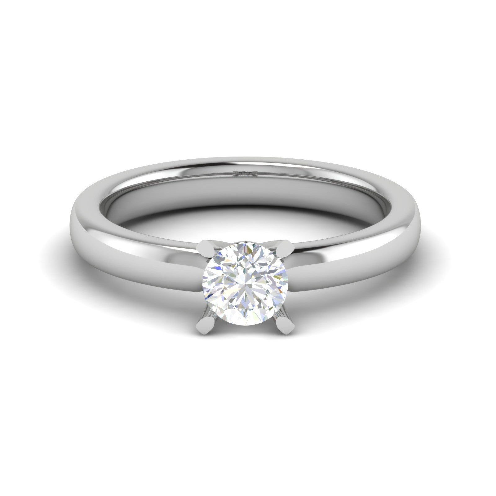 1 Carat Solitaire Platinum Ring JL PT RS RD 102   Jewelove.US