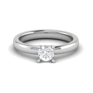 1 Carat Solitaire Platinum Ring JL PT RS RD 102   Jewelove.US