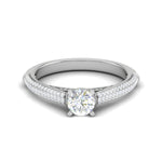 Load image into Gallery viewer, 0.30 cts Solitaire Diamond Split Shank Platinum Ring JL PT RP RD 144   Jewelove.US
