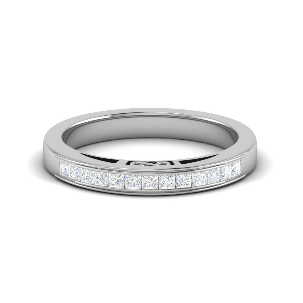 Platinum Princess cut Diamonds Ring for Women JL PT WB PR 141  GH-VVS Jewelove