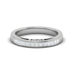 Load image into Gallery viewer, Platinum Princess cut Diamonds Ring for Women JL PT WB PR 141  GH-VVS Jewelove
