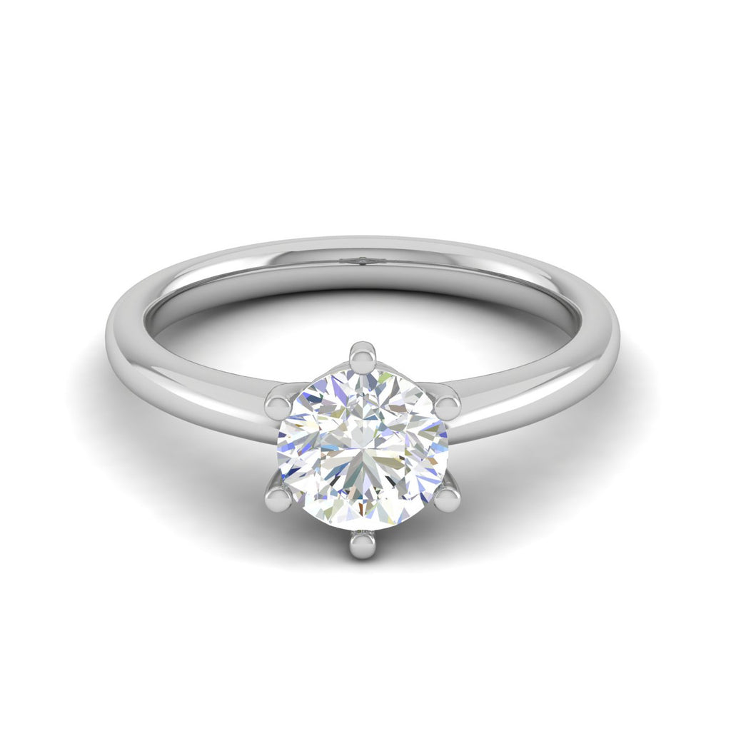 0.30 cts Solitaire Platinum Ring for Women JL PT RS PR 133   Jewelove