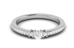 Load image into Gallery viewer, 0.30 cts Solitaire Platinum Diamond Ring JL PT R3 RD 177   Jewelove.US

