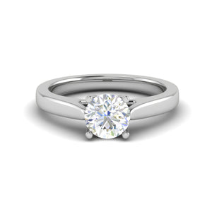 0.50 cts Solitaire Platinum Ring JL PT RS RD 151   Jewelove.US