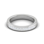 Load image into Gallery viewer, Platinum Princess Cut Diamond Ring for Women JL PT WB RD 159   Jewelove
