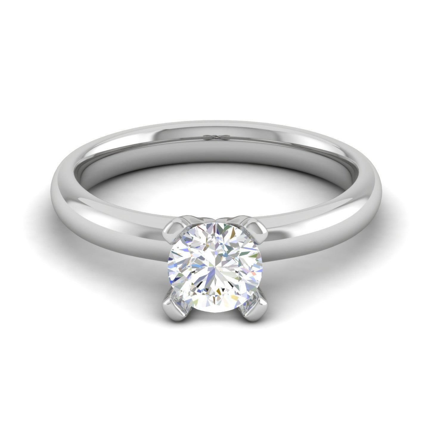 0.20 cts Solitaire Platinum Ring JL PT RS RD 172   Jewelove.US