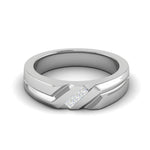 Load image into Gallery viewer, Platinum Unisex Ring with Diamonds JL PT MB PR 136  Women-s-Band-only Jewelove.US
