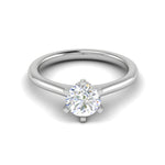 Load image into Gallery viewer, 1 Carat Solitaire 6 Prong Platinum Ring JL PT RS RD 103   Jewelove.US
