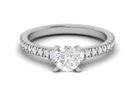 Load image into Gallery viewer, 0.50cts Solitaire Platinum Diamond Shank Ring JL PT R3 RD 153   Jewelove.US

