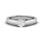 Load image into Gallery viewer, 0.30 cts Solitaire Diamond Platinum Ring JL PT RH RD 189   Jewelove.US
