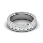 Load image into Gallery viewer, Platinum Ring with 7 Diamonds for Women JL PT MB RD 121   Jewelove.US
