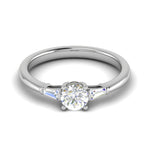 Load image into Gallery viewer, 0.50 cts. Platinum Solitaire Diamond Ring JL PT R3 RD 116   Jewelove.US
