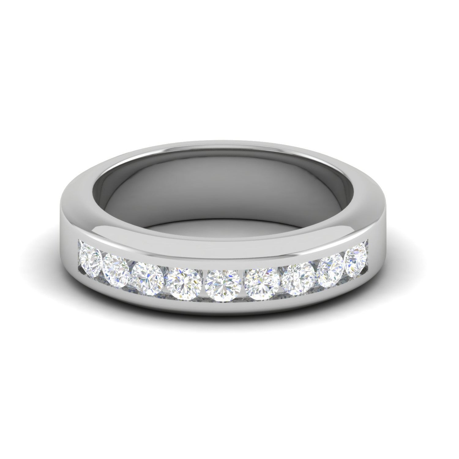 Platinum Ring with Diamonds for Women JL PT MB RD 132   Jewelove.US