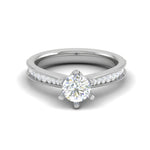 Load image into Gallery viewer, 0.50cts Solitaire Diamond Platinum Ring JL PT RV CU 105   Jewelove.US
