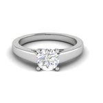 Load image into Gallery viewer, 0.50 cts Solitaire Platinum Ring JL PT RS RD 143   Jewelove.US
