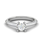 Load image into Gallery viewer, 0.30 cts Solitaire Diamond Split Shank Platinum Ring JL PT RP RD 170   Jewelove.US
