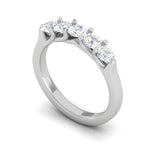 Load image into Gallery viewer, 5 Diamond Platinum Ring for Women JL PT WB RD 100   Jewelove
